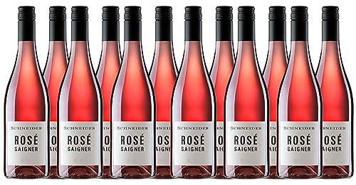 Markus Schneider Rosé Saigner trocken (12x 0,75l.) - inkl. BOTTLEROCKET Untersetzer I Rosewein I Deutschland von BOTTLEROCKET