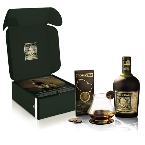 Botucal Reserva Exclusiva Geschenkset - Ein hochwertiges Rum Geschenkset inklusive Rum-Glas und Botucal Schokolade - 0.7L/40% Vol. Botucal Reserva Exclusiva Geschenkset - Ein hochwertiges Rum Geschenkset inklusive Rum-Glas und Botucal Schokolade - 0.7L/40% Vol. von Diplomático