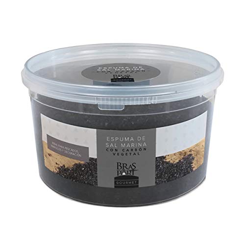 Meersalz Schaum - Espuma de Sal - aus Spanien - mit Aktivkohle angereichert -100 % natürlich- Exclusives Salz in Premium Qualität - Naturpark Salinas, Größe:600 g Meersalz Schaum - Espuma de Sal - aus Spanien - mit Aktivkohle angereichert -100 % natürlich- Exclusives Salz in Premium Qualität - Naturpark Salinas, Größe:600 g von Bras del Port