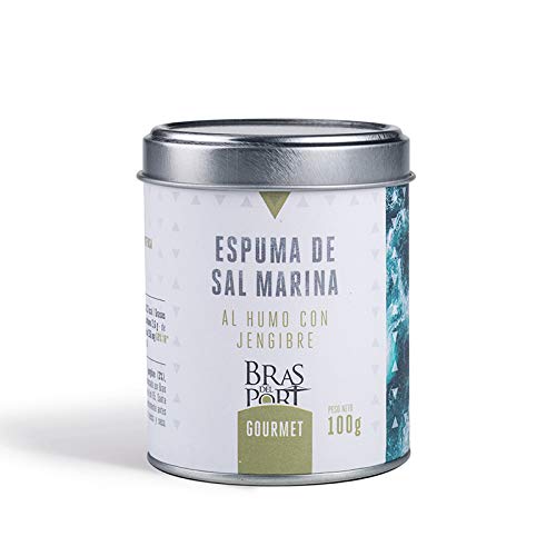 Meersalz Schaum - Espuma de Sal - aus Spanien - mit Ingwer Geschmack - 100 % natürlich - Exclusives Salz in Premium Qualität - Naturpark Salinas, Größe:100 g Meersalz Schaum - Espuma de Sal - aus Spanien - mit Ingwer Geschmack - 100 % natürlich - Exclusives Salz in Premium Qualität - Naturpark Salinas, Größe:100 g von BRAS DEL PORT