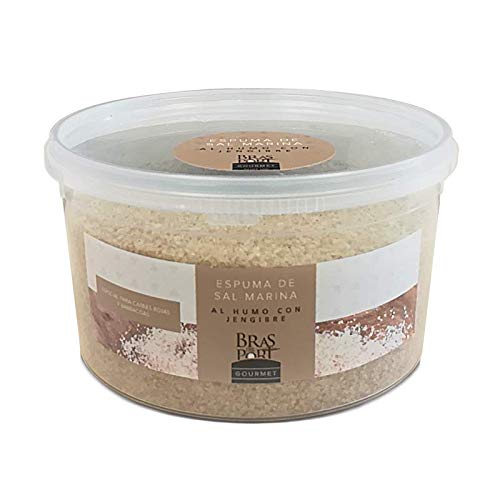 Meersalz Schaum - Espuma de Sal - aus Spanien - mit Ingwer Geschmack - 100 % natürlich - Exclusives Salz in Premium Qualität - Naturpark Salinas, Größe:600 g von BRAS DEL PORT