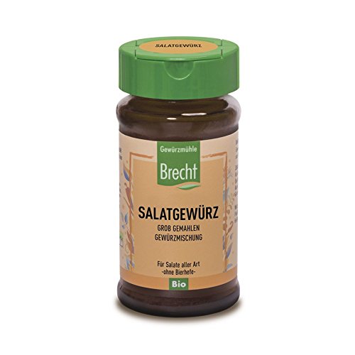 Brecht Bio Salatgewürz, grob gemahlen, Glas-Streuer, nachfüllbar, 18g von BRECHT