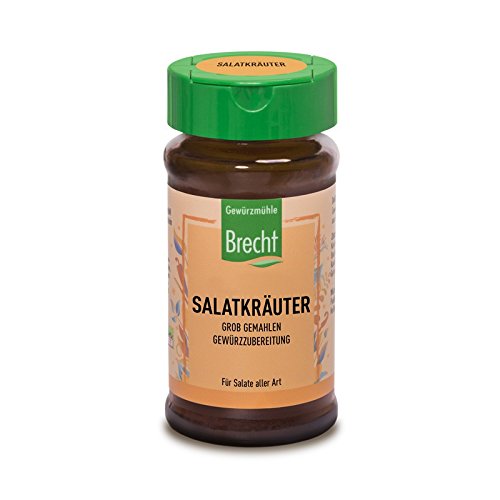 Brecht Salatkräuter grob gemahlen, im Glas, bio, 25 g von BRECHT