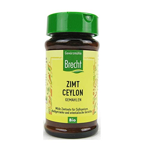Brecht Zimt Ceylon gemahlen bio 27 g Glas Brecht Zimt Ceylon gemahlen bio 27 g Glas von BRECHT