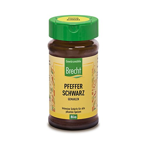 Pfeffer schwarz gemahlen - Glas (0.04 Kg) von BRECHT