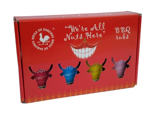 BBQ Rubs Geschenkset, Marinade Für Fleisch, Gewürzmischung Zum Grillen - Gift Set, Gewürzbox Grillen, Vegan Und Vegetarisch, Glutenfrei, Ganz Natürlich BBQ Rubs Geschenkset, Marinade Für Fleisch, Gewürzmischung Zum Grillen - Gift Set, Gewürzbox Grillen, Vegan Und Vegetarisch, Glutenfrei, Ganz Natürlich von BRISA DE SABORES