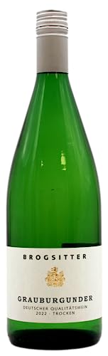 Brogsitter Grauburgunder Weißwein trocken 12% vol., 6er Pack (6 x 1 l) von BROGSITTER