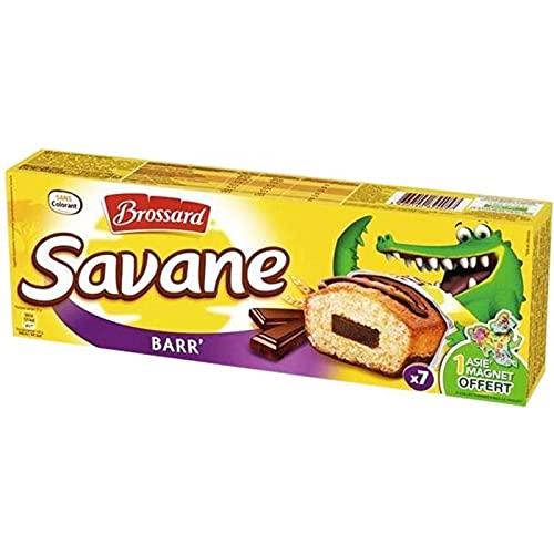 Brossard Savane Pocket Barr Chocolat 189g (lot de 3) von BROSSARD