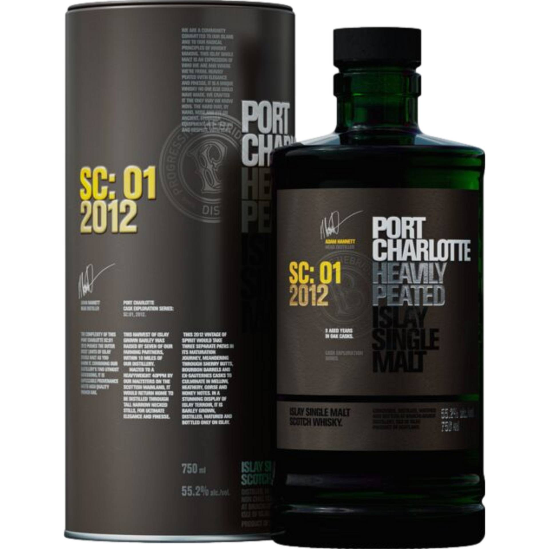 SC:01 2012 Heavily Peated Islay Single Malt, Scotch Whisky, 0,7 L, 55,2% Vol., Schottland, Spirituosen SC:01 2012 Heavily Peated Islay Single Malt, Scotch Whisky, 0,7 L, 55,2% Vol., Schottland, Spirituosen von BRUICHLADDICH DISTILLERY, ISLE OF ISLAY, SCOTLAND PA49 7UN GREAT BRITAIN