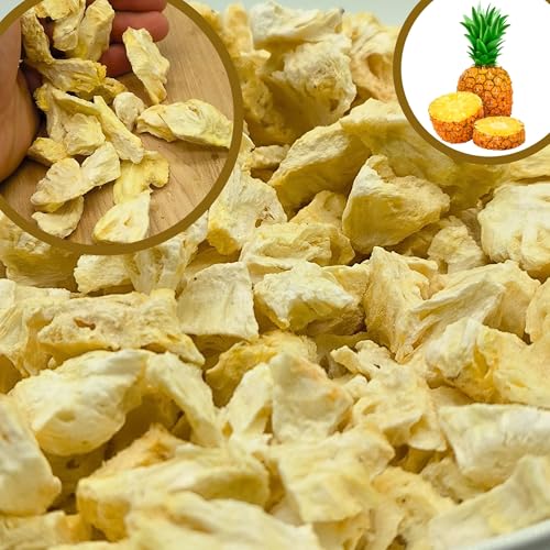 BULK & Tasty. Gefriergetrocknete Früchte 600g Pure Ananas Trockenobst Gefriergetrocknete Ananas - 100% Pur Früchte Gefriergetrocknet Ohne Zuckerzusatz - Knusprig Freeze Dried Fruit Pineapple BULK & Tasty. Gefriergetrocknete Früchte 600g Pure Ananas Trockenobst Gefriergetrocknete Ananas - 100% Pur Früchte Gefriergetrocknet Ohne Zuckerzusatz - Knusprig Freeze Dried Fruit Pineapple von BULK & tasty.