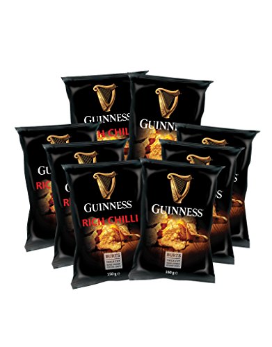 5 x 150g Guinness Chips Mix "RICH CHILLI" + 5 x 150g "GUINNESS FLAVOUR" von BURTS