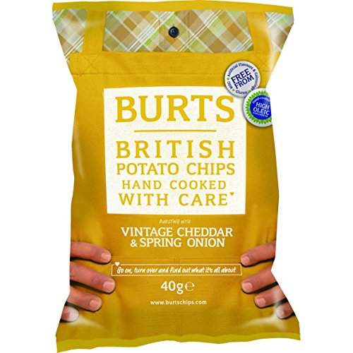 Burts Potato Chips Mature Cheddar 40 g (Pack of 20) von BURTS