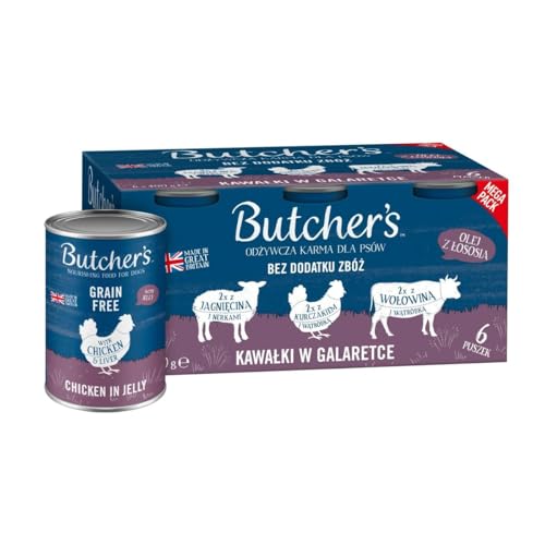 Butcher's Original Recipe in Jelly Mix Smakow z wątrobką lub nerkami Butcher's Original Recipe in Jelly Mix Smakow z wątrobką lub nerkami von BUTCHER'S