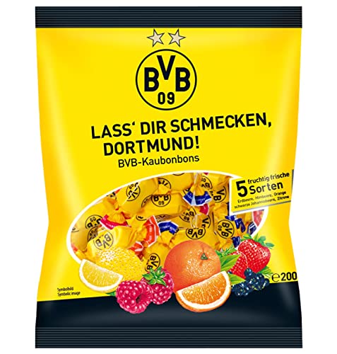BVB Dortmund Kaubonbons 5 Fruchtig- Frische Sorten 200g BVB Dortmund Kaubonbons 5 Fruchtig- Frische Sorten 200g von BVB- Kaubonbons