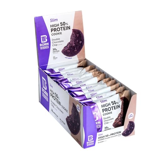 BW Born Winner BornWinner Boost, High Protein Cookie, Double Chocolate Chip, 50 Prozent Eiweißgehalt, 30g Protein, 12x60g BW Born Winner BornWinner Boost, High Protein Cookie, Double Chocolate Chip, 50 Prozent Eiweißgehalt, 30g Protein, 12x60g von Born Winner