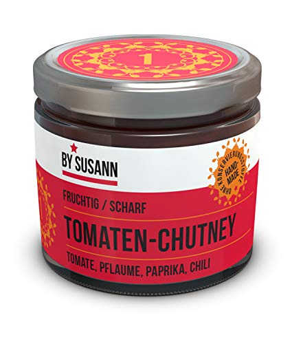 BY SUSANN - 01 TOMATEN-CHUTNEY im Glas (1 x 150 g), Geschmackserlebnisse mit intensiven und natürlichen Aromen, fruchtig, scharf von BY SUSANN