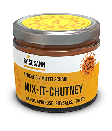 BY SUSANN - 04 MIX-IT-CHUTNEY im Glas (1 x 150 g), Geschmackserlebnisse mit intensiven und natürlichen Aromen, fruchtig, mittelscharf von BY SUSANN