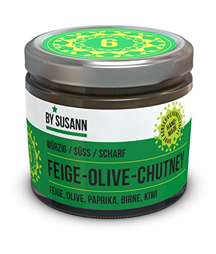 BY SUSANN - 06 FEIGE-OLIVE-CHUTNEY im Glas (1 x 150 g), Geschmackserlebnisse mit intensiven und natürlichen Aromen, würzig, süß, scharf von BY SUSANN
