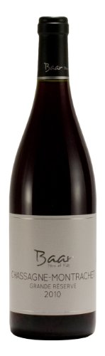 Chassagne-Montrachet Grande Réserve AOC 2010 - Trockener Pinot Noir Rotwein aus Burgund in Frankreich von Baar Père et Fils