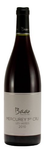 Mercurey 1er Cru Les Vasées AOC 2010 - Ökologischer Rotwein, Pinot Noir, Frankreich, Burgund, Côte Chalonnaise, Trocken von Baar Père et Fils