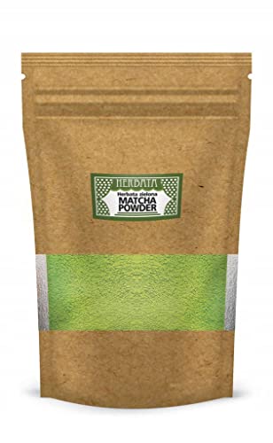 BabaFood Herbata Matcha-Pulver, 100% reiner Matcha ohne Zusatzstoffe, Klassischer Matcha für Tee und kulinarische Rezepte, Tief durchatmen und entspannen, 100 g von BabaFood