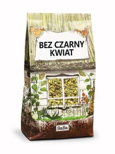 Holunderblüten Tee 50g | Holunder Blüten gerebelt | Holunderblütentee schonend getrocknet | 100% rein und naturbelassen zur Zubereitung von Holundertee loose 50 g Holunderblüten Tee 50g | Holunder Blüten gerebelt | Holunderblütentee schonend getrocknet | 100% rein und naturbelassen zur Zubereitung von Holundertee loose 50 g von BabaFood