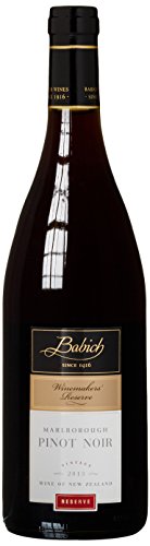 Babich Pinot Noir Winemaker's Reserve Marlborough Neuseeland Rotwein trocken (1 x 0.75 l) von Babich