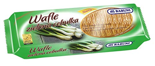 Waffeln Grüne Zwiebel ''Wafle Zielona Cebulka'' 90g AS BABUNI von Babuni