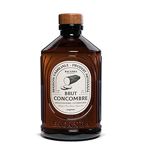 Bacanha Sirop Brut de Concombre Bio 400 ml - Bio Gurken Sirup aus Frankreich mit Bio Rohrzucker von Bacanha