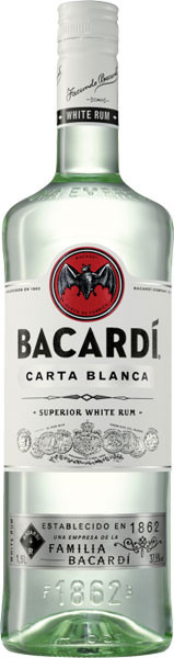 Bacardi Carta Blanca 37,5% vol. 1,5 l von Bacardi & Company Ltd.