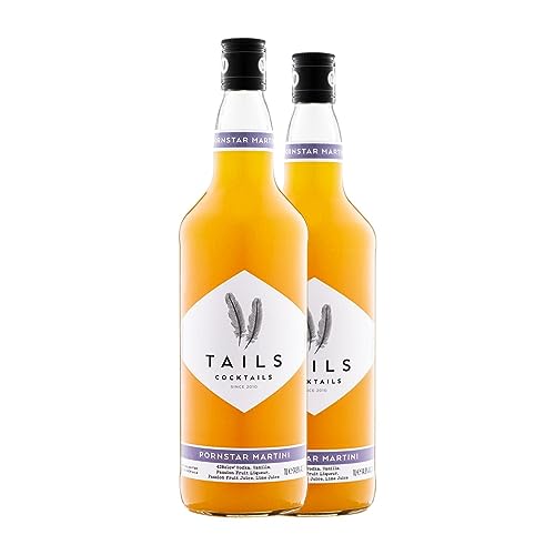 Wermut Bacardí Tails Cocktails Pornstar Martini Rakete Flasche 1 L (Schachtel mit 2 Rakete Flasche von 1 L)