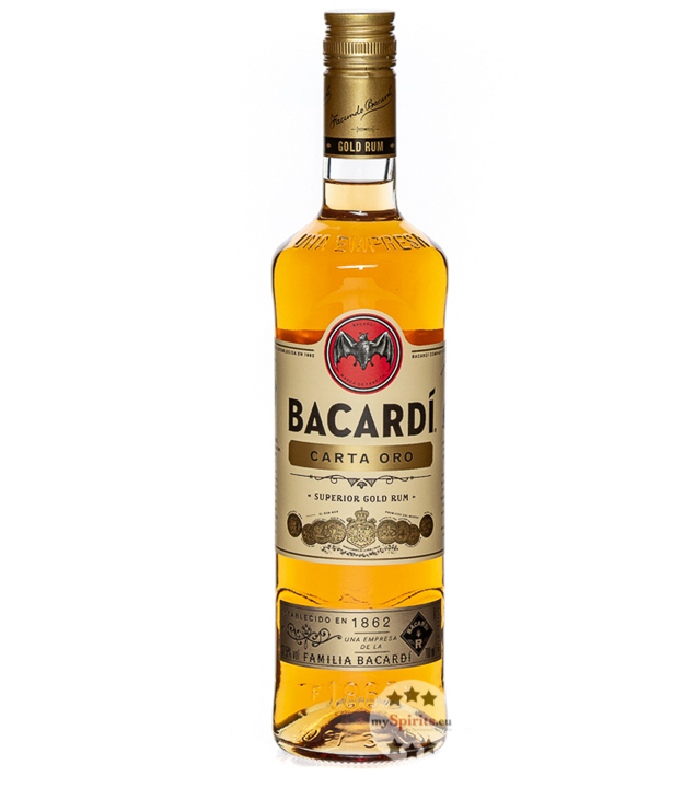 Bacardi Carta Oro Rum 0,7l (37,5 % Vol., 0,7 Liter) von Bacardi