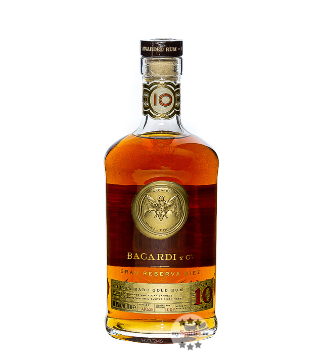 Bacardi Gran Reserva Diez Rum 10 Jahre (40 % Vol., 0,7 Liter) von Bacardi