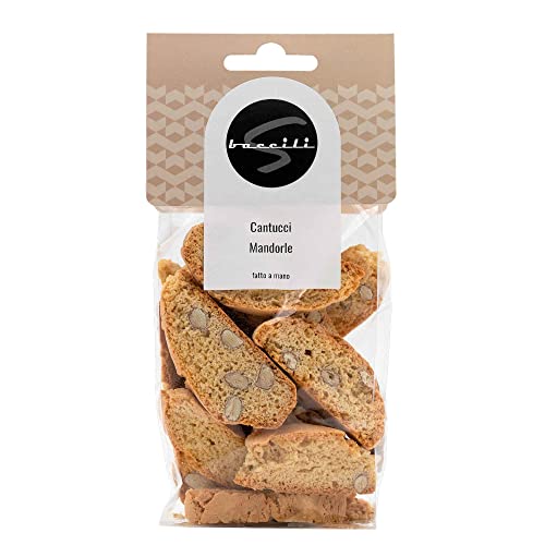 Cantucci Mandorle 250g - Der Klassiker - Knusprig Doppel gebackene Kekse mit Mandeln von Baccili von Baccili