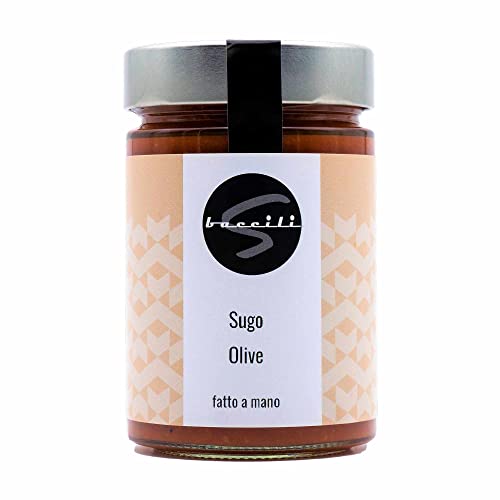 Sugo Olive 370g - Vegetarisches Gemüsesugo mit Oliven - Glutenfrei und Laktosefrei von Baccili von Baccili