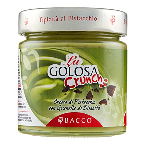 Bacco Sizilianische Pistaziencreme La Golosa Crunch, 200g. von Bacco