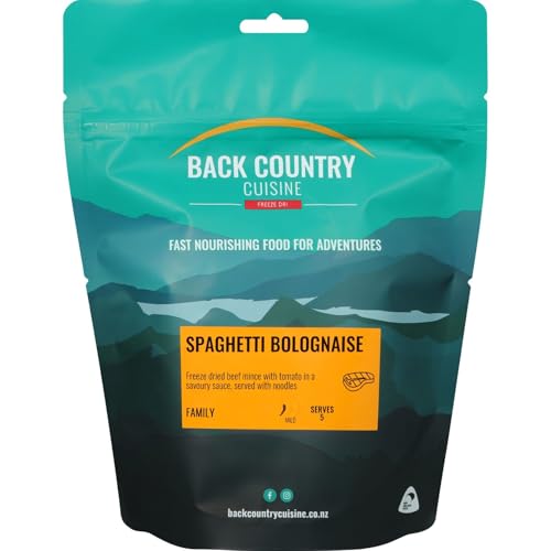 Back Country Cuisine Spaghetti Bolognaise Gefriergetrocknete Lebensmittel 440g von BACK COUNTRY