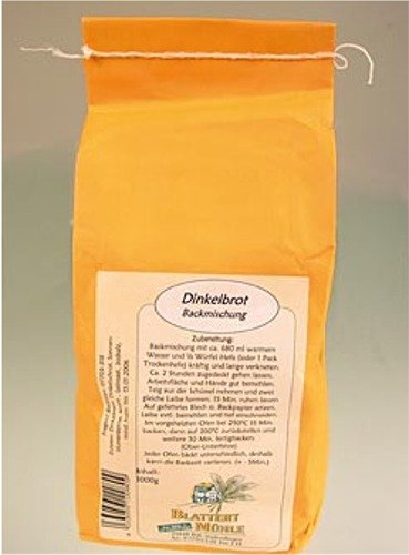Brot Backmischung Dinkelbrot, Blattert Mühle, 1 kg Brot Backmischung Dinkelbrot, Blattert Mühle, 1 kg von Backmischung