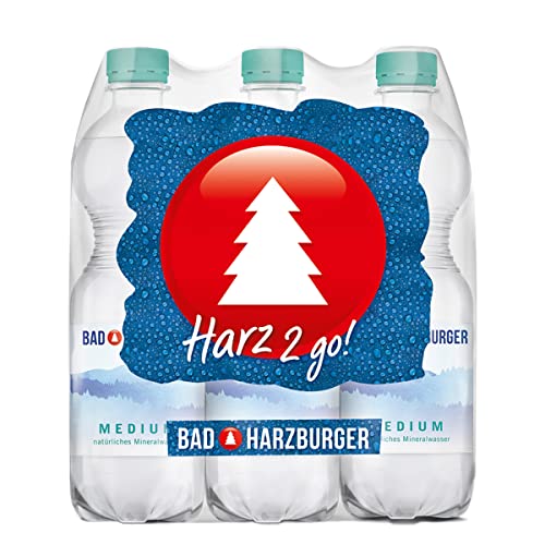 Bad Harzburger Medium Mineralwasser (6 x 0,5L) von Bad Harzburger