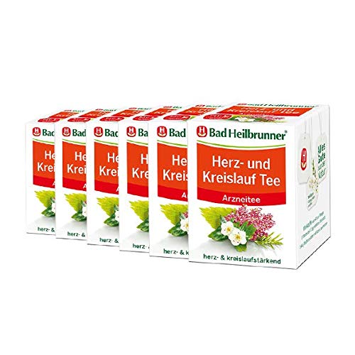 Bad Heilbrunner® Herz- und Kreislauf Tee - 6er Pack von Bad Heilbrunner