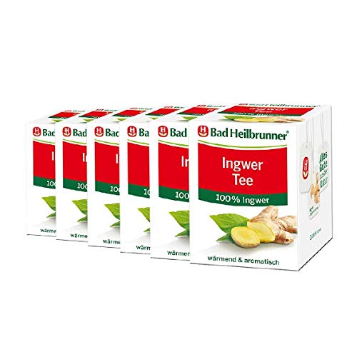 Bad Heilbrunner® Ingwer Tee 6er Pack von Bad Heilbrunner