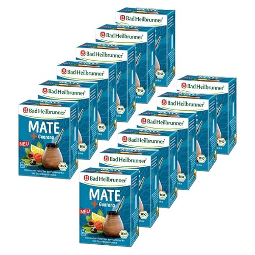 Bad Heilbrunner® Bio Mate Tee + Guarana | 12er Pack von Bad Heilbrunner