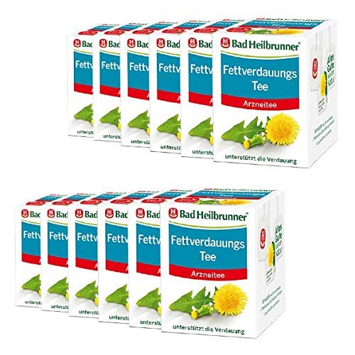 Bad Heilbrunner® Fettverdauungstee - 12er Pack von Bad Heilbrunner