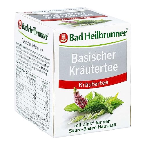 Bad Heilbrunner Basischer Kräutertee Filterbeutel 8X1.8 g von Bad Heilbrunner