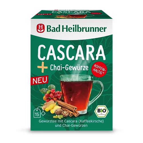 Bad Heilbrunner Bio Cascara+ Chai-Gewürze (5 x 15 Filterbeutel) von Bad Heilbrunner