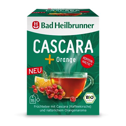 Bad Heilbrunner Bio Cascara+ Orange (5 x 15 Filterbeutel) von Bad Heilbrunner