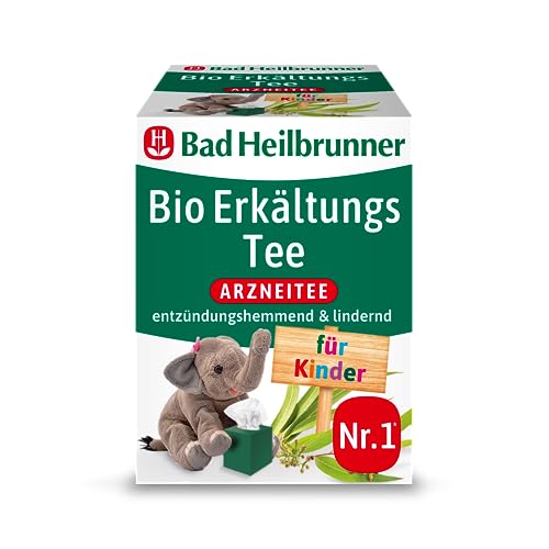 Bad Heilbrunner Bio Erkältungs Tee für Kinder (12 x 8 Filterbeutel) von Bad Heilbrunner