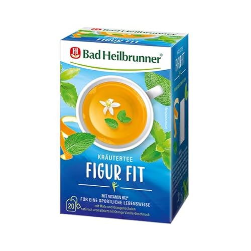 Bad Heilbrunner Figur Fit, 20er Filterbeutel, 1er Pack (1 x 40 g) von Bad Heilbrunner