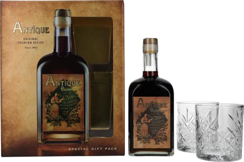 Badel Antique Pelinkovac Premium Herbal Liqueur 35% Vol. 0,7l in Geschenkbox mit 2 Gläsern Badel Antique Pelinkovac Premium Herbal Liqueur 35% Vol. 0,7l in Geschenkbox mit 2 Gläsern von Badel