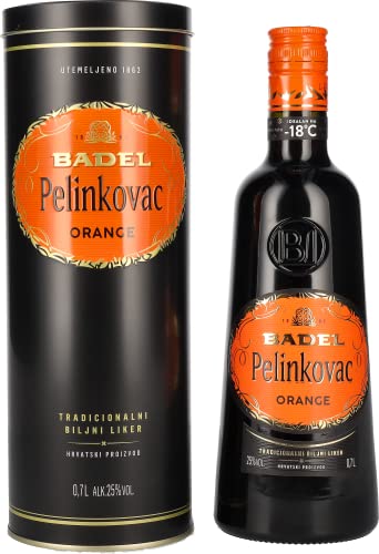 Badel Pelinkovac ORANGE 25% Vol. 0,7l in Tinbox von Badel